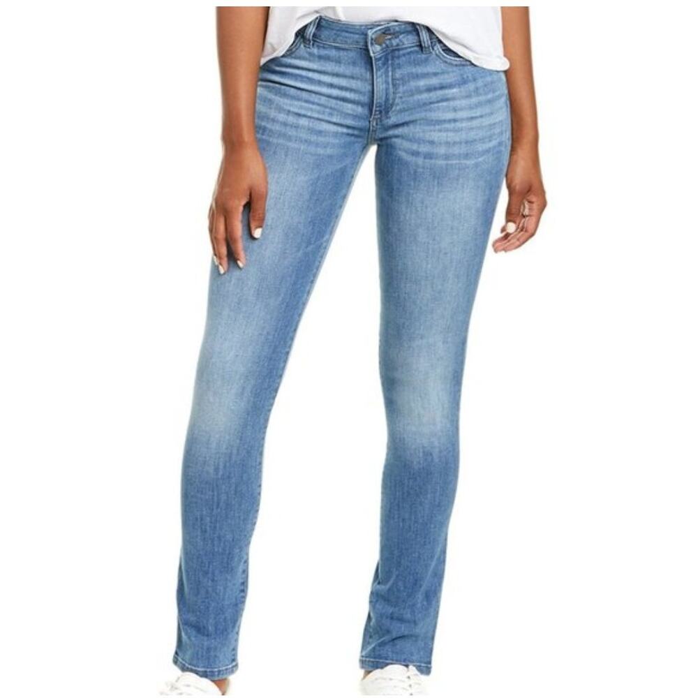 DL1961 Nicky Mid Rise Cigarette Jeans Size 30 Whitman Wash Skinny Model-off-duty